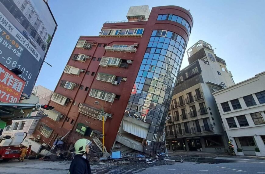taiwan earthquake disaster image