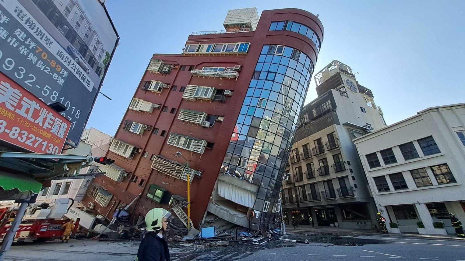taiwan earthquake disaster image